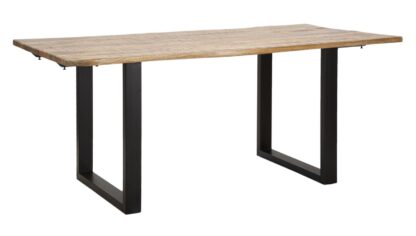 TAVOLO DA PRANZO EDGE ALL. CM 180X90X77-LUNGHEZZA TOTALE 280 (LEGNO DI MANGO) - immagine 2