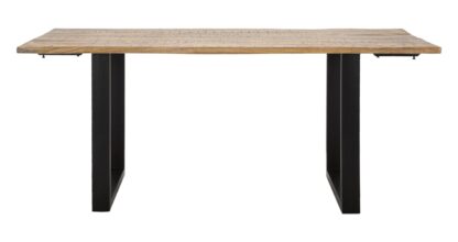 TAVOLO DA PRANZO EDGE ALL. CM 180X90X77-LUNGHEZZA TOTALE 280 (LEGNO DI MANGO) - immagine 3