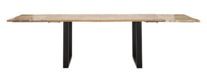 TAVOLO DA PRANZO EDGE ALL. CM 180X90X77-LUNGHEZZA TOTALE 280 (LEGNO DI MANGO) - immagine 6