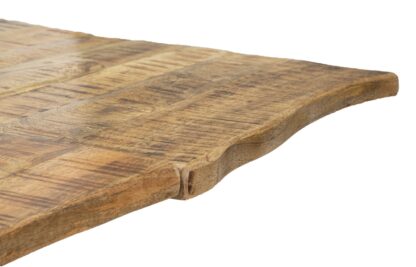 TAVOLO DA PRANZO EDGE ALL. CM 180X90X77-LUNGHEZZA TOTALE 280 (LEGNO DI MANGO) - immagine 7
