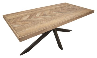 TAVOLO DA PRANZO X CM 180X90X77 (LEGNO DI ACACIA NICOLITICA) - immagine 2