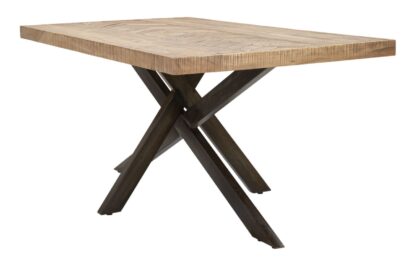 TAVOLO DA PRANZO X CM 180X90X77 (LEGNO DI ACACIA NICOLITICA) - immagine 6