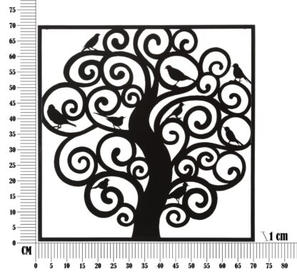 PANNELLO IN FERRO THREE CM 70X1X70 - immagine 6