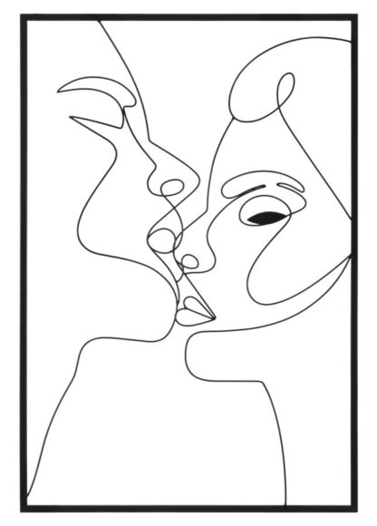 PANNELLO IN FERRO KISS CM 60X1X90