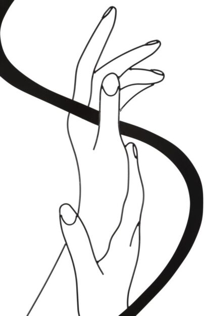 PANNELLO IN FERRO HANDS CM 60X1X90 - immagine 2