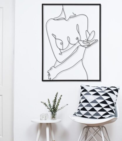 PANNELLO IN FERRO NUDITY CM 60X1X80 - immagine 5