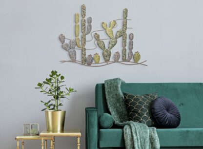 PANNELLO IN FERRO CACTUS -B- CM 90X2,5X64 - immagine 7