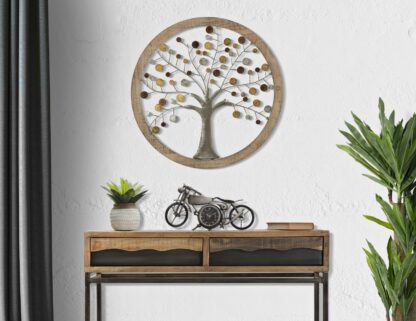 PANNELLO DA MURO ALBERO DELLA VITA MIRROR CM Ø  61X1,8 - immagine 7
