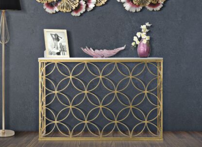 CONSOLE STAR MARBLE CM 120X40X80 - immagine 7