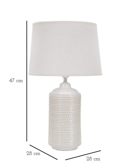LAMPADA DA TAVOLO POINT IN CERAMICA  CM Ø 28X47 - immagine 6