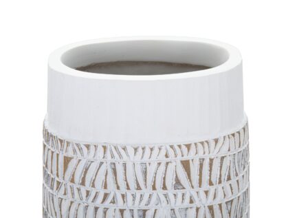VASO RESINA NAIROBI OVAL CM 19X12X50 - immagine 2