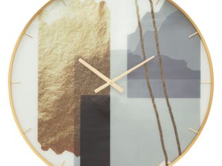 OROLOGIO GLASS MOTIF CM Ø 80X5