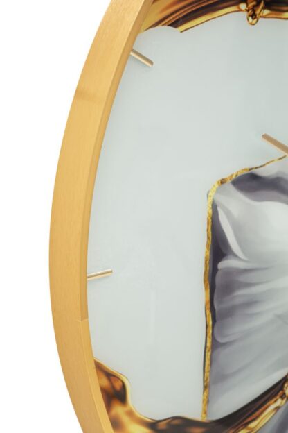 OROLOGIO GLASS ROSE CM Ø 80X5 - immagine 2