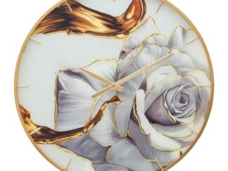 OROLOGIO GLASS ROSE CM Ø 60X5