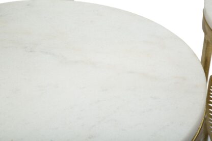 TAVOLINETTI LEAF COPPIA CM Ø 35X65,5-30X60,5 - immagine 4