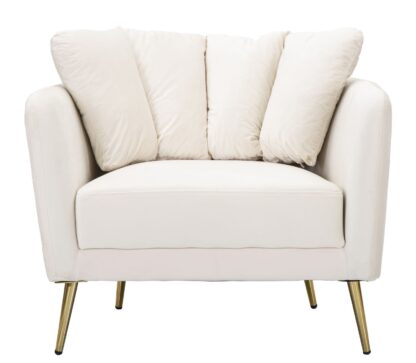 POLTRONA KIEV CREMA CM 88X77X74 - immagine 2