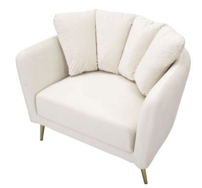 POLTRONA KIEV CREMA CM 88X77X74 - immagine 4