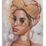 DIPINTO SU TELA JENNIFER -B- CM 70X3X100