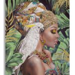 DIPINTO SU TELA KLOE VERTICALE CM 90X3X120