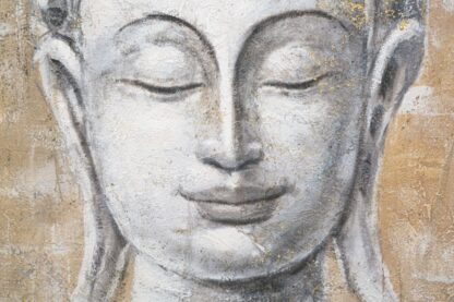 DIPINTO SU TELA BUDDHA LIGHT -B- CM 80X3X120 - immagine 2