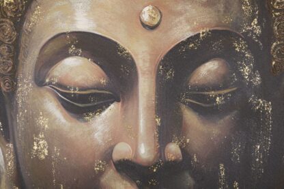 DIPINTO SU TELA BUDDHA -B- CM 100X3X100 - immagine 2