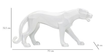 PANTERA WHITE CM 70X18X32,5 - immagine 8