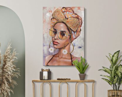 DIPINTO SU TELA JENNIFER -B- CM 70X3X100 - immagine 6