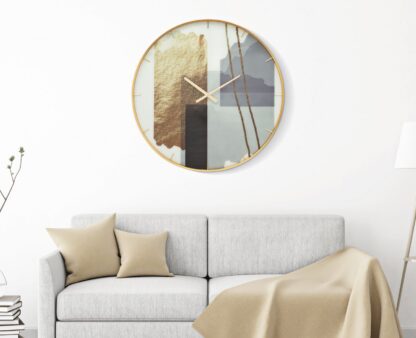 OROLOGIO GLASS MOTIF CM Ø 80X5 - immagine 5