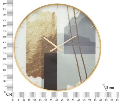 OROLOGIO GLASS MOTIF CM Ø 80X5 - immagine 6