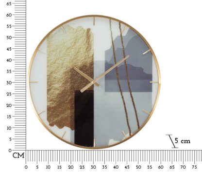 OROLOGIO GLASS MOTIF CM Ø 60X5 - immagine 6