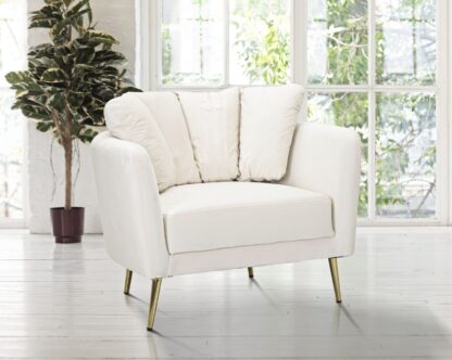 POLTRONA KIEV CREMA CM 88X77X74 - immagine 8