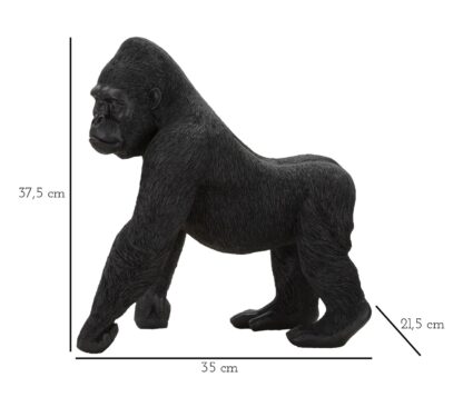 GORILLA BLACK CM 35X21,5X37,5 - immagine 10