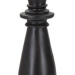 ALFIERE NERO E ORO CM Ø 12,5X38,5 stile GLAM