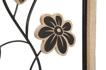 PANNELLO IN FERRO E LEGNO GIRISH -A- CM 30X2,5X60 - immagine 3