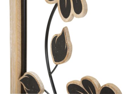 PANNELLO IN FERRO E LEGNO GIRISH -B- CM 30X2,5X60 - immagine 4