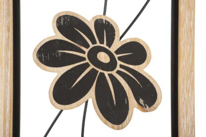 PANNELLO IN FERRO E LEGNO KOMAN -A- CM 26X2,5X60 - immagine 2
