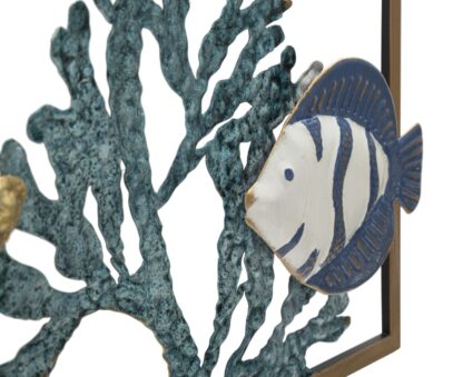 PANNELLO IN FERRO FISH CM 50,2X3,8X50,2 - immagine 4