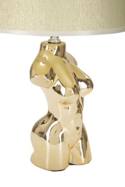 LAMPADA DA COMODINO GLAM WOMAN CM Ø 25X39,5 - immagine 3