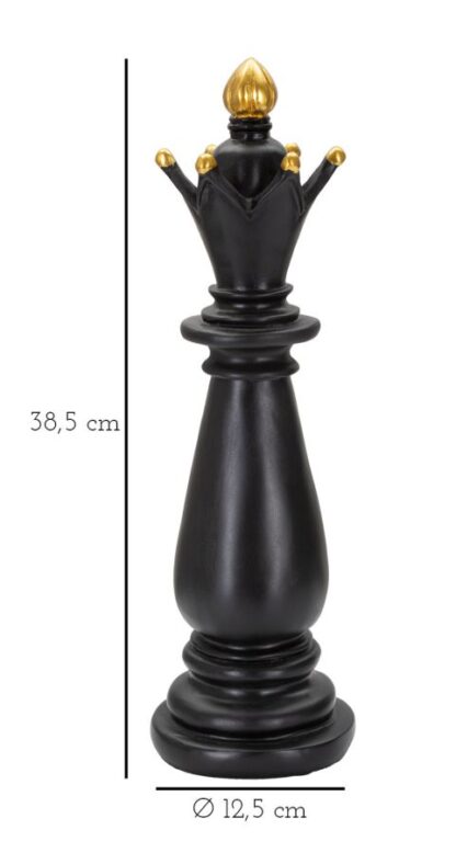 ALFIERE NERO E ORO CM Ø 12,5X38,5 - immagine 6
