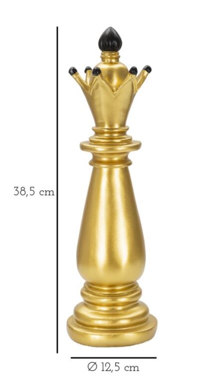 ALFIERE ORO E NERO CM Ø 12,5X38,5 - immagine 6