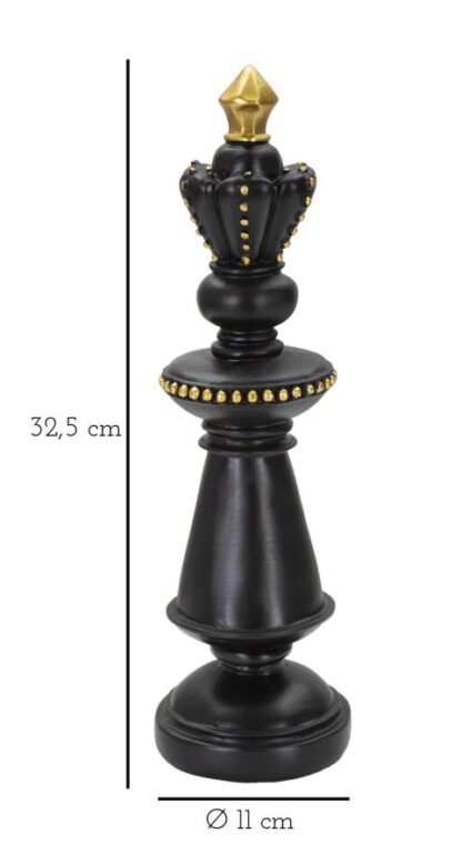 RE NERO E ORO CM Ø 11X32,5 - immagine 6