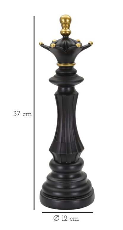 REGINA NERO E ORO CM Ø 12X37 - immagine 6