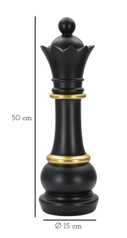 REGINA NERO E ORO CM Ø 15X50 - immagine 6