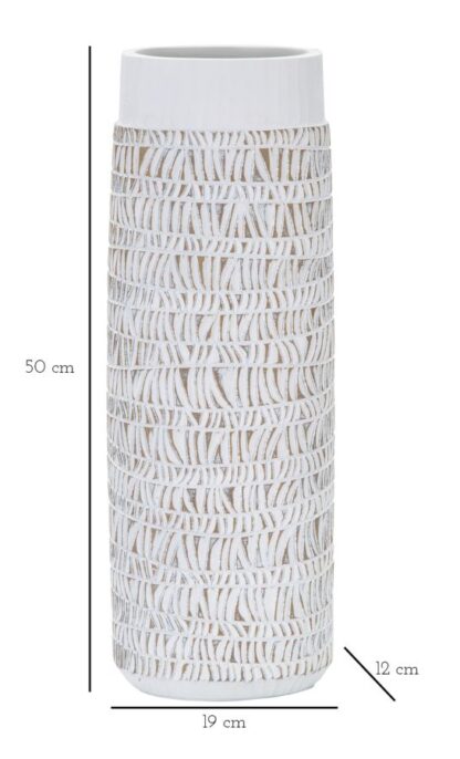 VASO RESINA NAIROBI OVAL CM 19X12X50 - immagine 6