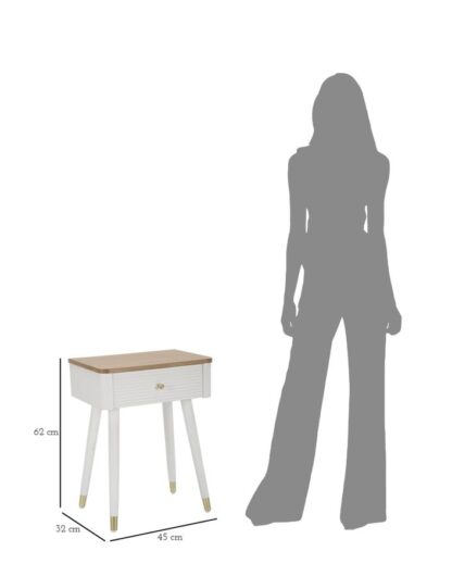 COMODINO MATERA CM 45X32X62 - immagine 9