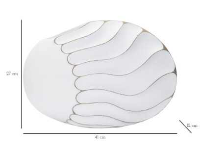 VASO RESINA LINES CM 41X12X27 - immagine 7