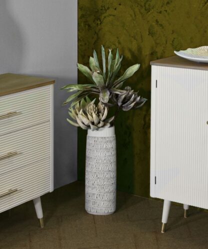VASO RESINA NAIROBI OVAL CM 19X12X50 - immagine 5