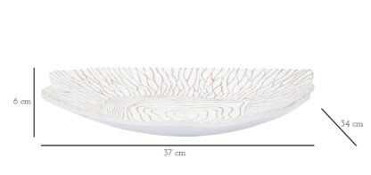 PIATTO S/TASCHE RESINA CM 37X34X6 - immagine 7
