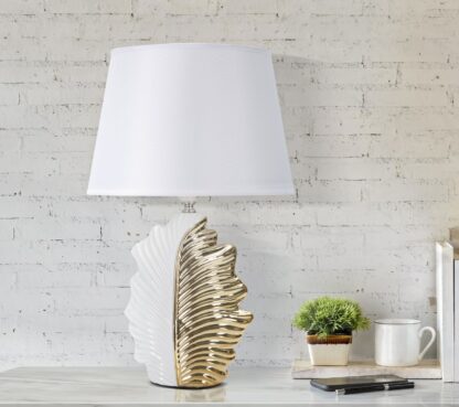 LAMPADA DA TAVOLO GLAM LEAF CM 30X47,5 - immagine 5