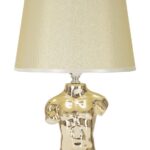 LAMPADA DA COMODINO GLAM MAN CM 25X42,5 stile GLAM